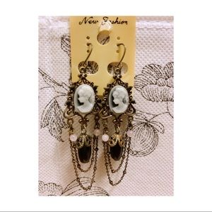 3 FOR $10/New Cameo Earrings